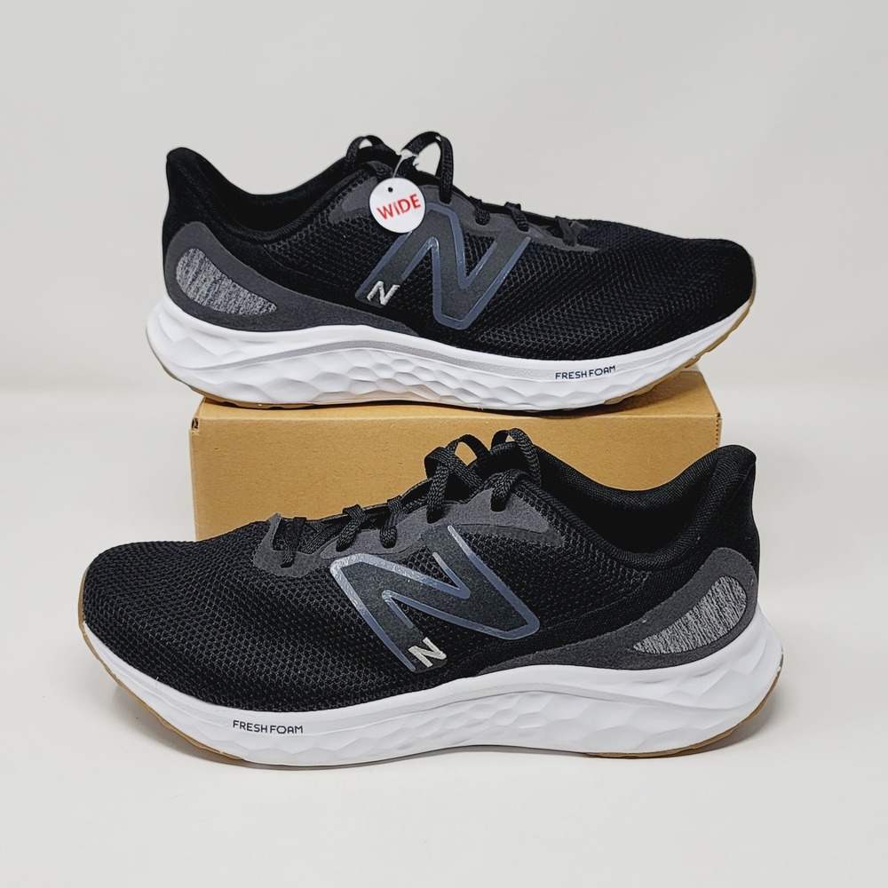 New Balance Fresh Foam Arishi v4 Running Shoes Mens 10 Black MARISEK4 Extra Wide